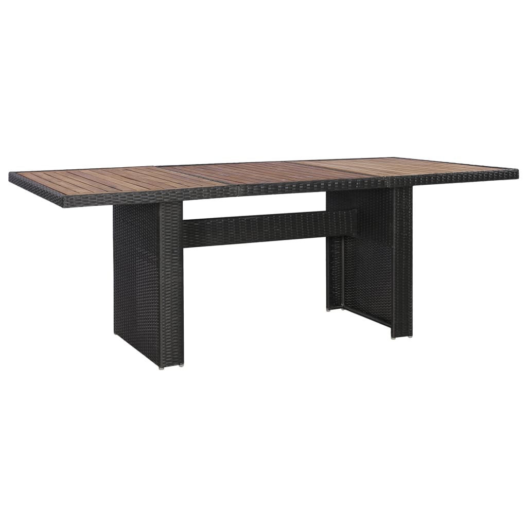 7-Delige Tuinset Met Kussens Poly Rattan