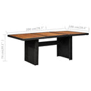 7-Delige Tuinset Met Kussens Poly Rattan