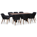 7-Delige Tuinset Met Kussens Poly Rattan
