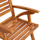 7-Delige Tuinset 150X90 Cm Massief Acaciahout