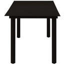 7-Delige Tuinset Pvc-Rattan Zwart