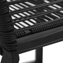 7-Delige Tuinset Pvc-Rattan Zwart