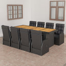 7-Delige Tuinset Met Kussens Poly Rattan