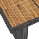 7-Delige Tuinset Met Kussens Poly Rattan