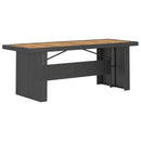 7-Delige Tuinset Met Kussens Poly Rattan
