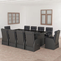 7-Delige Tuinset Met Kussens Poly Rattan