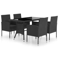 5-Delige Tuinset Poly Rattan