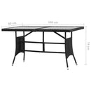 5-Delige Tuinset Poly Rattan