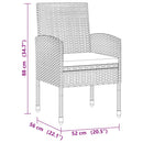 9-Delige Tuinset Poly Rattan