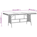 9-Delige Tuinset Poly Rattan