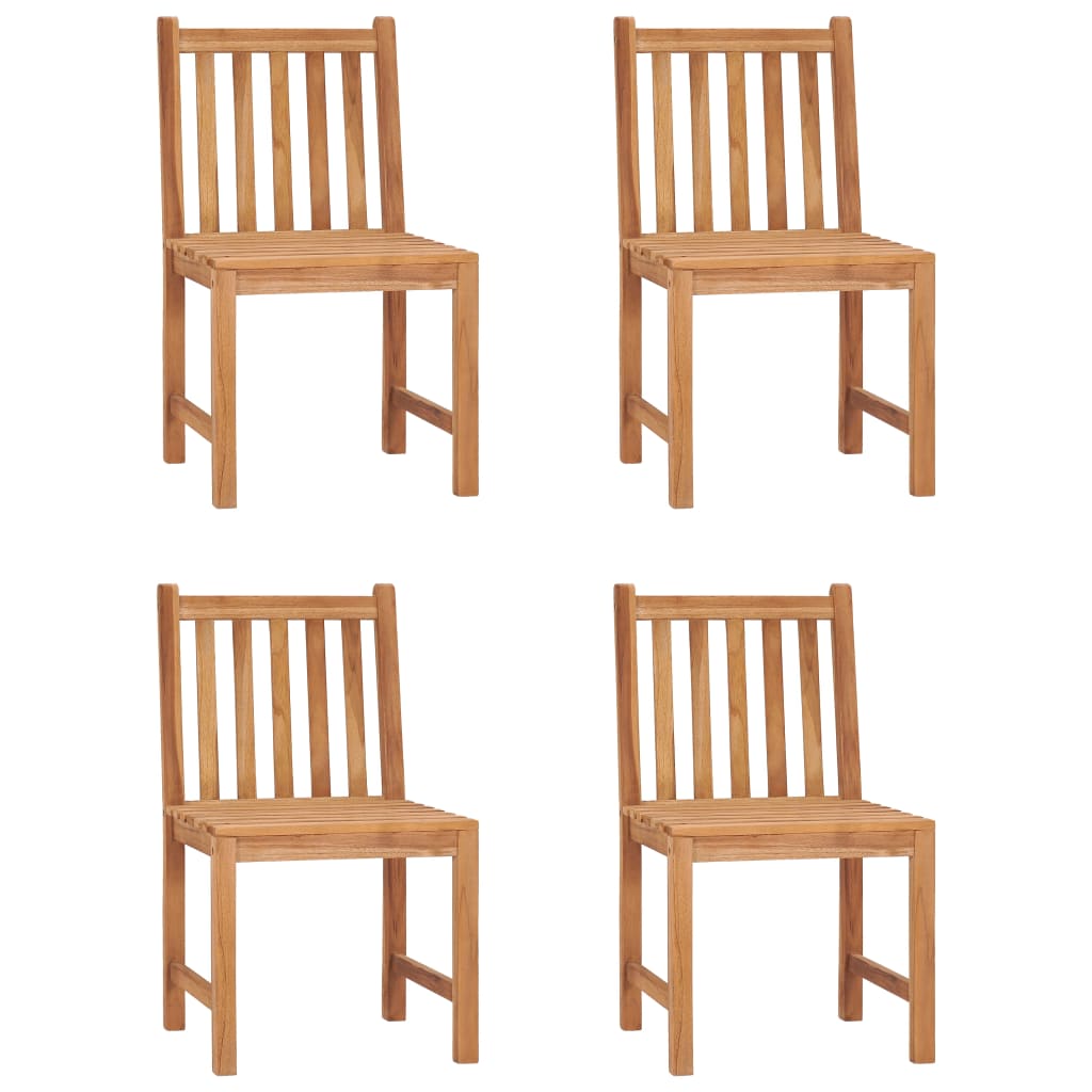 5-Delige Tuinset 140X80 Cm Massief Teakhout
