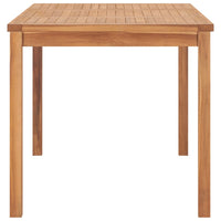 5-Delige Tuinset 140X80 Cm Massief Teakhout