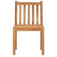 5-Delige Tuinset 140X80 Cm Massief Teakhout