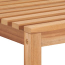 5-Delige Tuinset 140X80 Cm Massief Teakhout