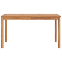 5-Delige Tuinset 140X80 Cm Massief Teakhout