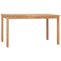7-Delige Tuinset 140X80 Cm Massief Teakhout