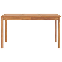 5-Delige Tuinset 140X80 Cm Massief Teakhout