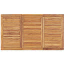 5-Delige Tuinset 140X80 Cm Massief Teakhout