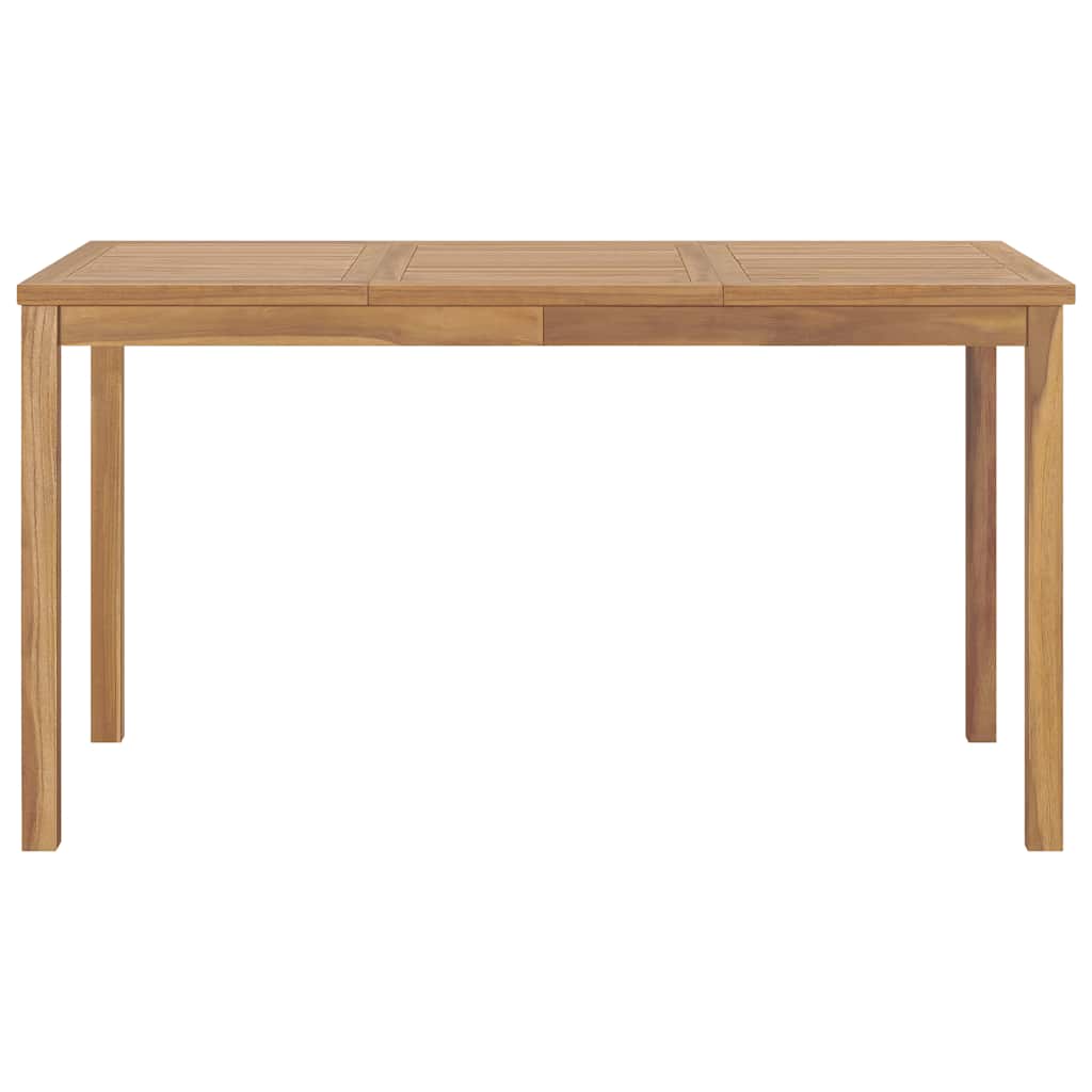 7-Delige Tuinset 140X80 Cm Massief Teakhout