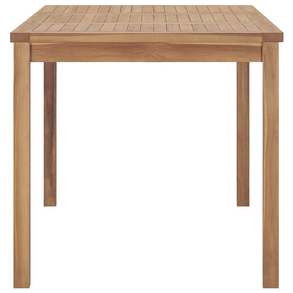 7-Delige Tuinset 140X80 Cm Massief Teakhout