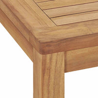 7-Delige Tuinset 140X80 Cm Massief Teakhout