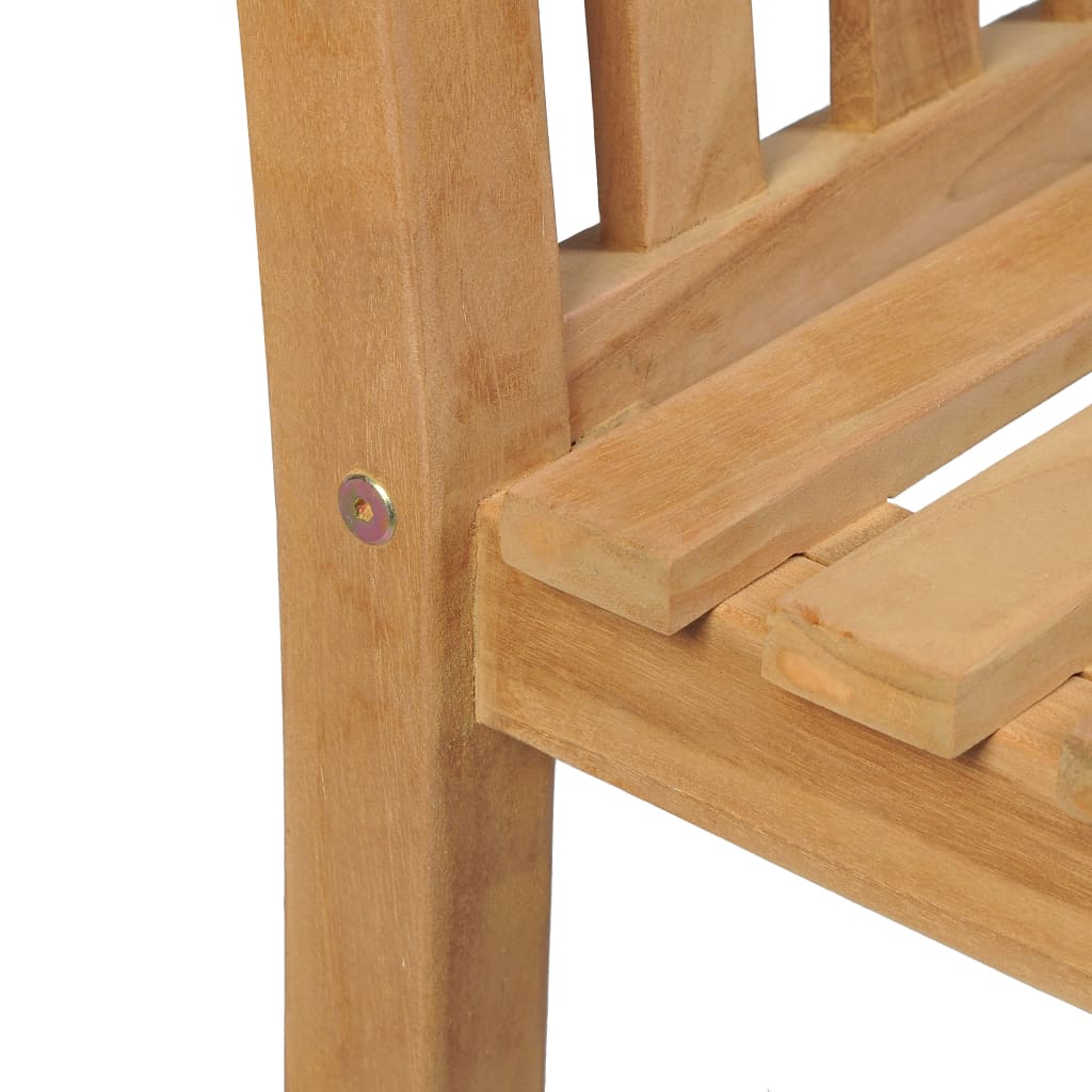 5-Delige Tuinset 150X90 Cm Massief Teakhout