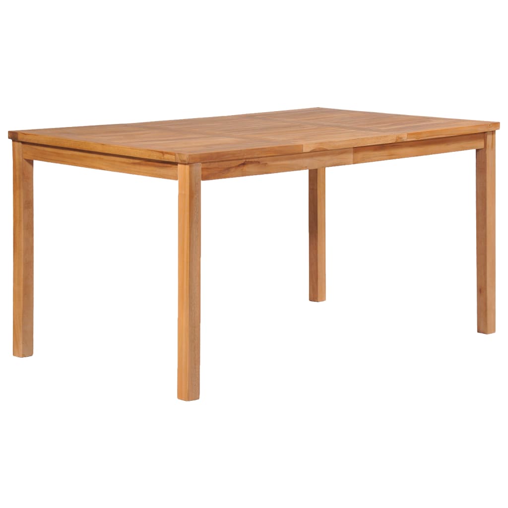 5-Delige Tuinset 150X90 Cm Massief Teakhout