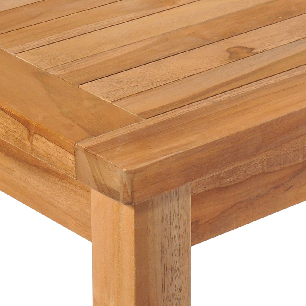 5-Delige Tuinset 150X90 Cm Massief Teakhout