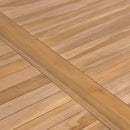 7-Delige Tuinset 150X90 Cm Massief Teakhout