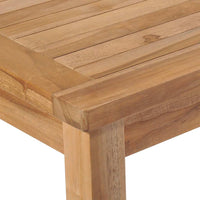7-Delige Tuinset 150X90 Cm Massief Teakhout