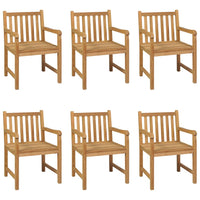 7-Delige Tuinset 200X100 Cm Massief Teakhout