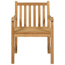 7-Delige Tuinset 200X100 Cm Massief Teakhout