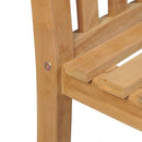 7-Delige Tuinset 200X100 Cm Massief Teakhout