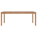 7-Delige Tuinset 200X100 Cm Massief Teakhout