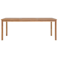 7-Delige Tuinset 200X100 Cm Massief Teakhout