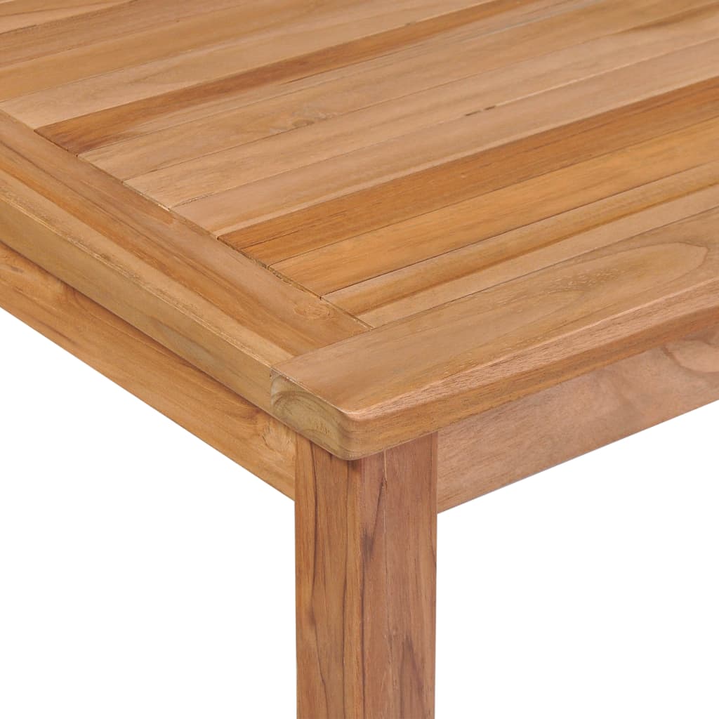 7-Delige Tuinset 200X100 Cm Massief Teakhout