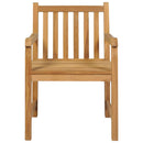 9-Delige Tuinset 200X100 Cm Massief Teakhout