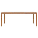 9-Delige Tuinset 200X100 Cm Massief Teakhout
