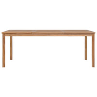 9-Delige Tuinset 200X100 Cm Massief Teakhout
