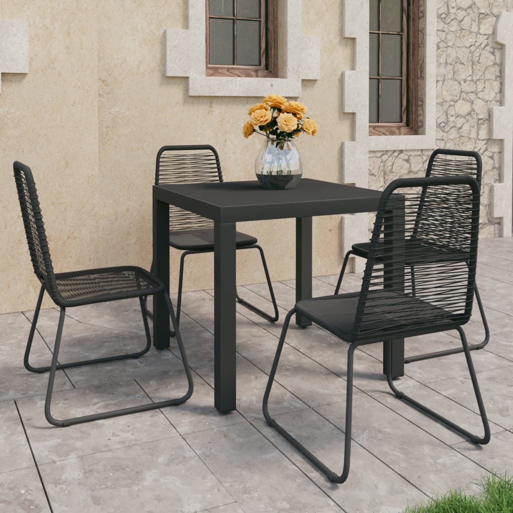 5-Delige Tuinset Pvc-Rattan
