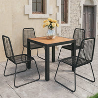 5-Delige Tuinset Pvc-Rattan
