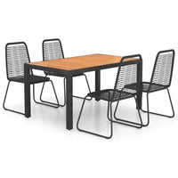 5-Delige Tuinset Pvc-Rattan