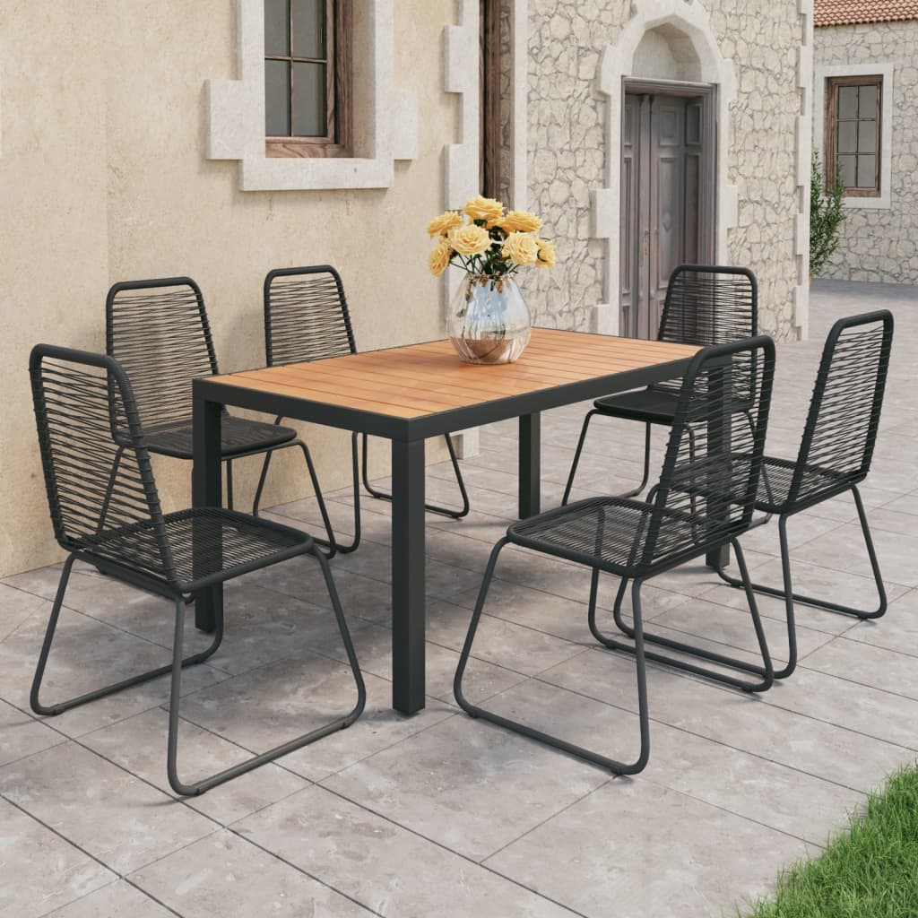 5-Delige Tuinset Pvc-Rattan