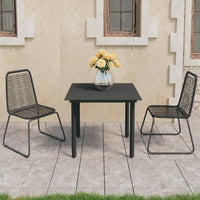 5-Delige Tuinset Pvc-Rattan