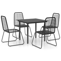 5-Delige Tuinset Pvc-Rattan