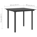 5-Delige Tuinset Pvc-Rattan