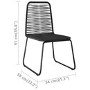 5-Delige Tuinset Pvc-Rattan