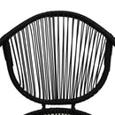 3-Delige Tuinset Pvc-Rattan Zwart
