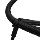 3-Delige Tuinset Pvc-Rattan Zwart