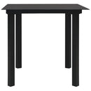 3-Delige Tuinset Pvc-Rattan Zwart